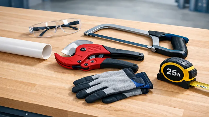 How to cut PVC pipe - tools and techniques
